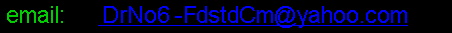 Webmaster's Email Address